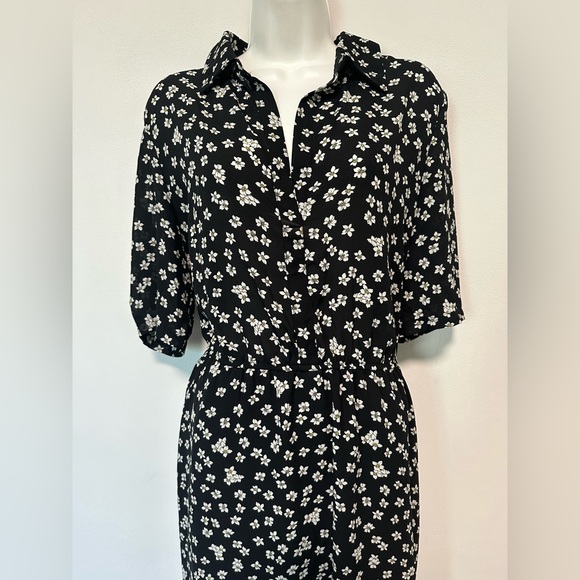 BB Dakota  Floral Education "Ditsy Floral" Printed CDC Midi Dress - Picture 8 of 9